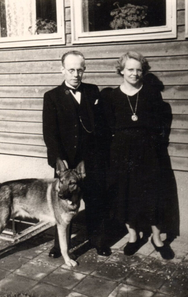 Elisabeth Knudsen og Georg Palmkvist Knudsen 1950